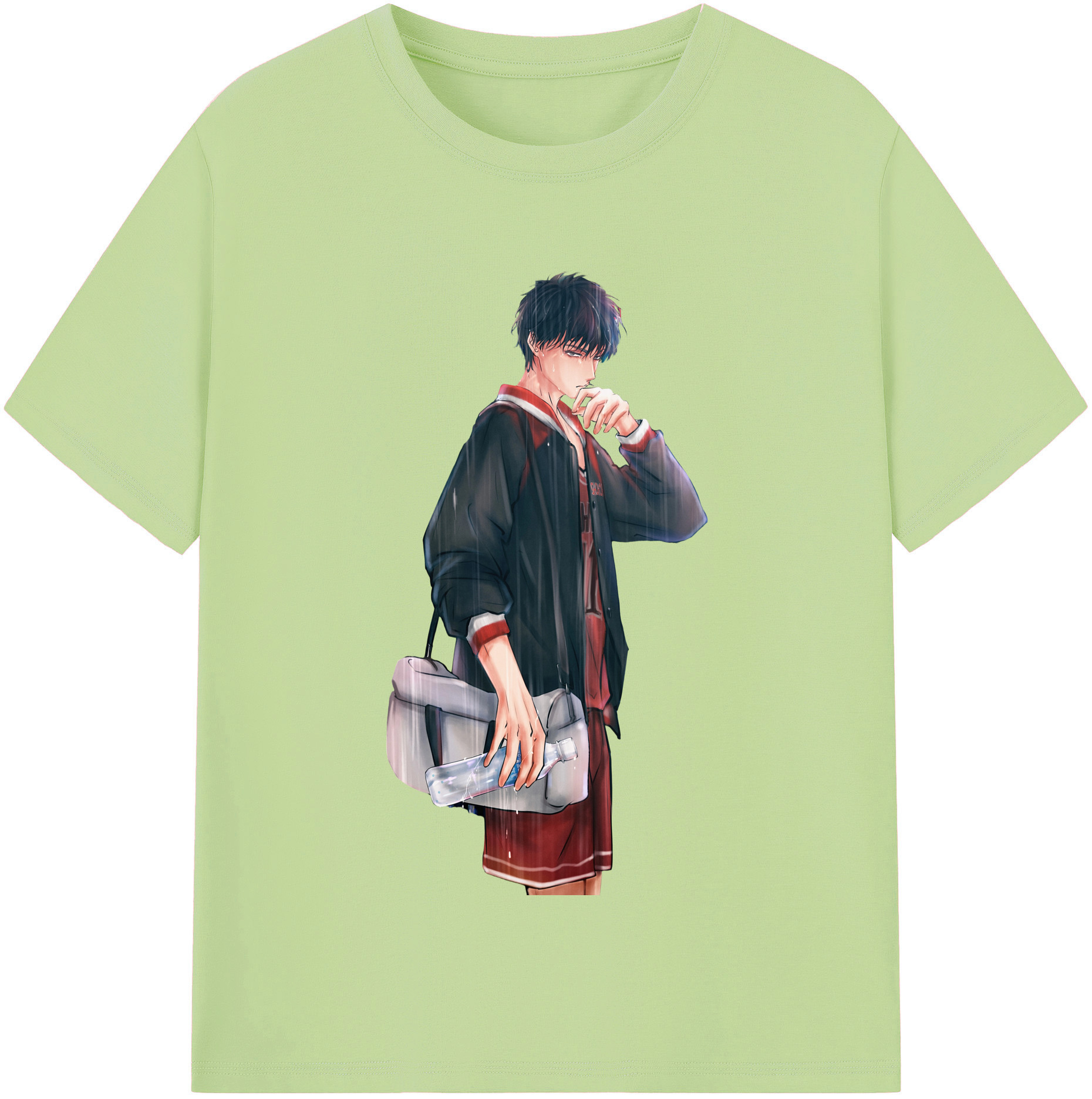 SLAM DUNK／スラムダンク 綿100％半袖Tシャツ（フロントプリント）